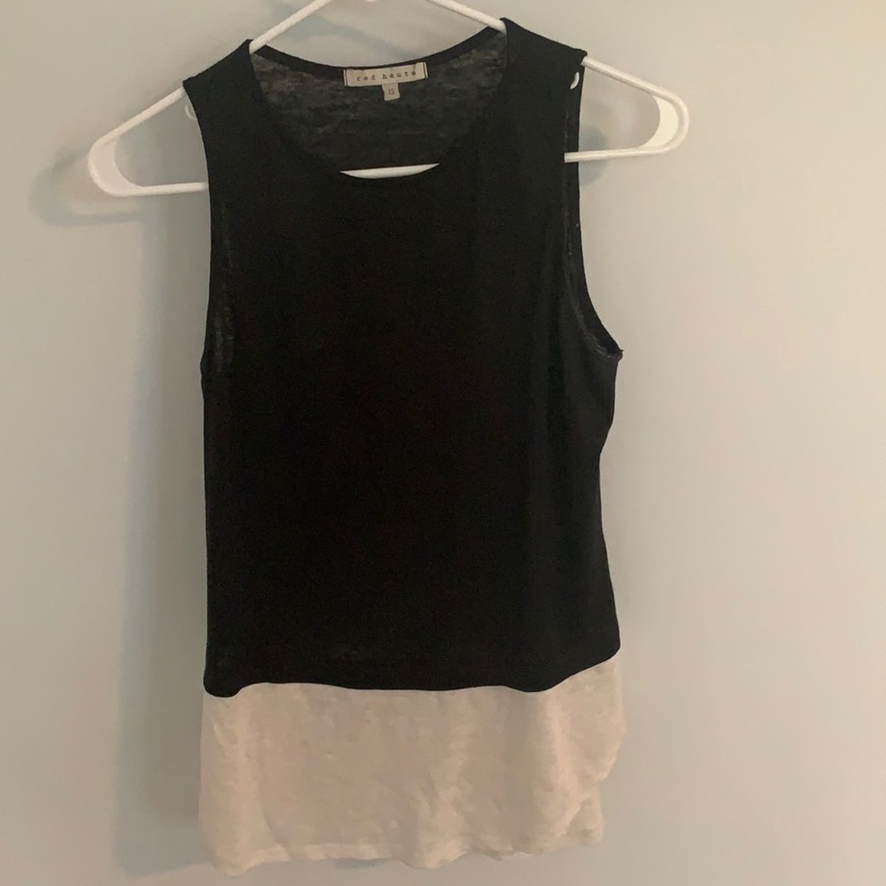 Red haute extra small tank top